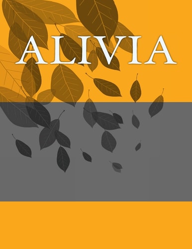 Alivia Personalized Journals - Write in Books - Blank Books You Can Write In