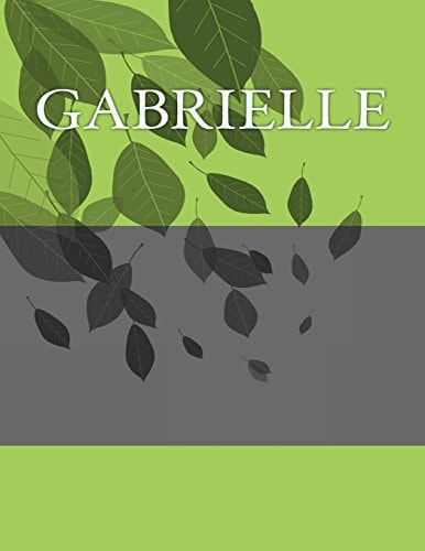 Gabrielle Personalized Journals - Write in Books - Blank Books You Can Write In