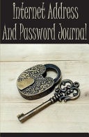 Internet Address and Password Journal Password and Address Book / Diary / Notebook Lock and Key