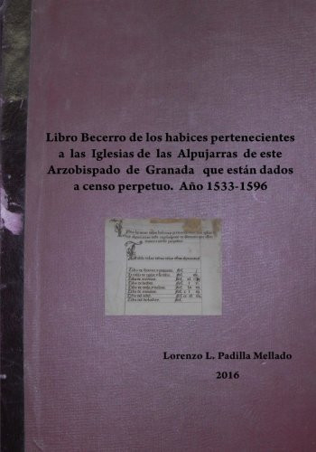 Libro Becerro Habices Iglesias de Las Alpujarra