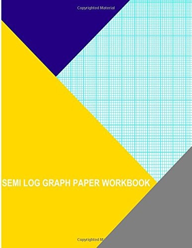 Semi Log Graph Paper Workbook 84 Divisions 6th Accent By 1 Cycle