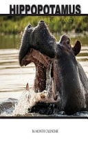 Hippopotamus Weekly Planner 2017: 16 Month Calendar