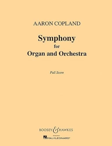 Symphony for Organ and Orchestra Full Score