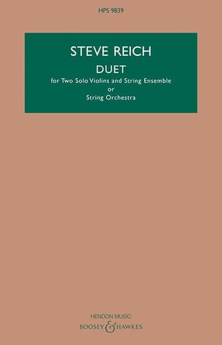 Duet for two solo violins and string ensemble or string orchestra