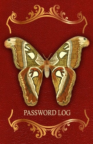 Password Log: an Internet Address and Password Journal Butterfly