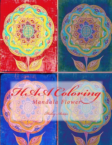 Haa Coloring Mandala Flower Coloring