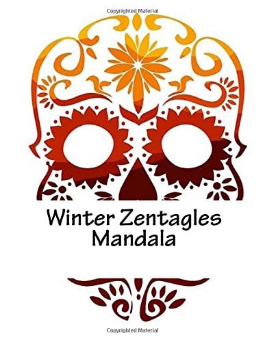 Winter Zentagles Mandala Relief Your Stress Coloring Books for Adults