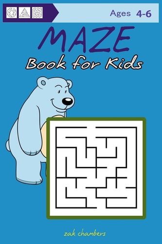 Maze Book for Kids Ages 4-6