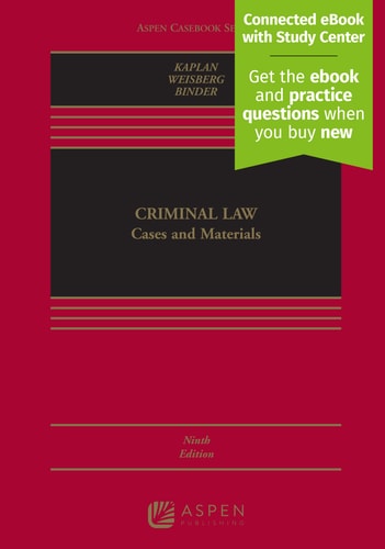 Criminal Law: Cases and Materials