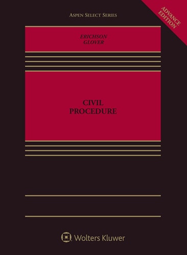 Civil Procedure: Advance Edition (Aspen Select)