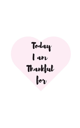 Gratitude Journal Today I Am Grateful For