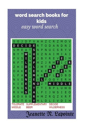 Word Search Books for Kids Easy Word Search