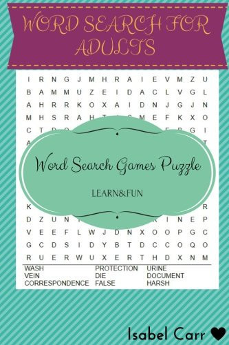 Word Search for Adults Word Search Games Puzzle