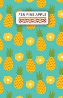 Pen Pine Apple Pineapple Design Internet Address and Password Logbook
