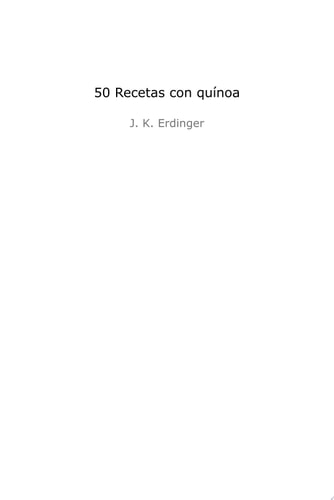 50 Recetas con Quinoa