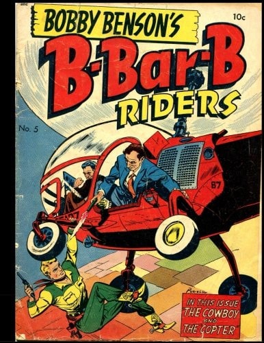 Bobby Benson's B-Bar-B Riders #5: Golden Age Western-Frontier Comic 1951
