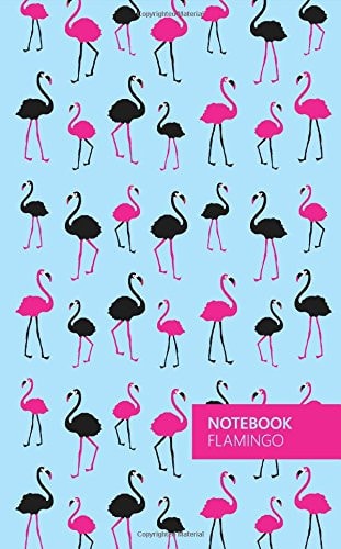Flamingo Notebook (Jotter) Fun Notebook/jotter with 96 Ruled/lined Pages - A5 / 5x8 Inches / 12. 7x20. 3cm / Junior Legal Pad