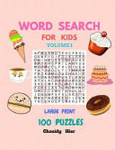 Word Search For Kids Puzzles 100 Game Book Word Search For Kids Large Book Game Volume1