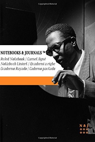 Carnet Notebooks and Journals, Monk (Jazz Notes Collection) Pocket, Ligné Couverture Souple (10. 16 X 15. 24 Cm)(Carnet de Notes, Carnet de Voyage, Cahier de Texte)