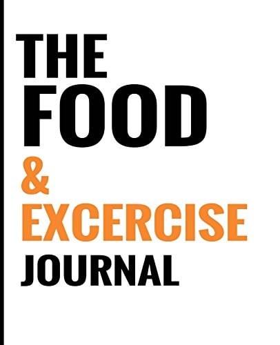 The Food and Exercise Journal - Minimal White Design 7. 5 X 9. 25 , 100 Page-Personal Food and Exercise Diary Journal,Durable Matte Cover(Food Journals for Weight Loss and Tracking Meals)