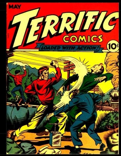 Terrific Comics #3 Golden Age Adventure Comics 1944