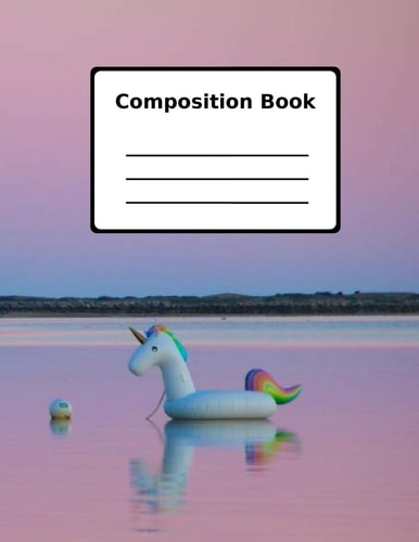 Composition Book Provincetown Unicorn