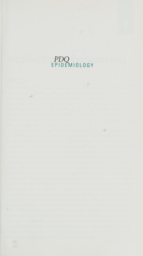 PRETTY DARNED QUICK : EPIDEMIOLOGY