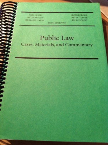 Public Law Cases, Materials, and Commentary
