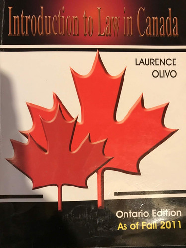 Introduction to Law in Canada