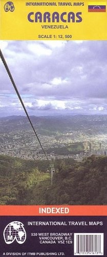 Caracas (Venezuela) 1:12,500 Street Map