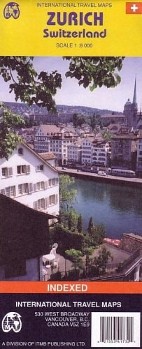 Zurich (Switzerland) 1:8,000 Street Map