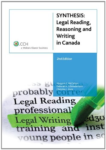 Synthesis Legal Reading, Reasoning and Writing in Canada