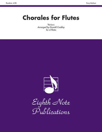 Chorales for Flutes Score & Parts