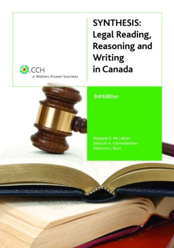 Synthesis Legal Reading, Reasoning and Writing in Canada
