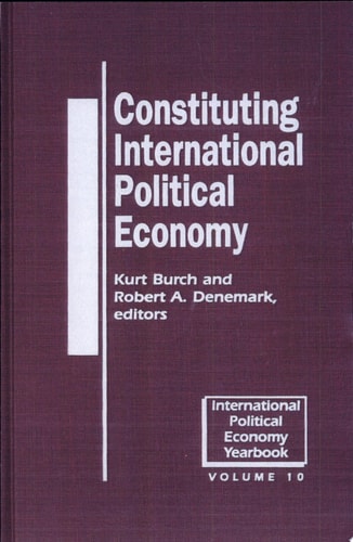 Constituting International Political Economy