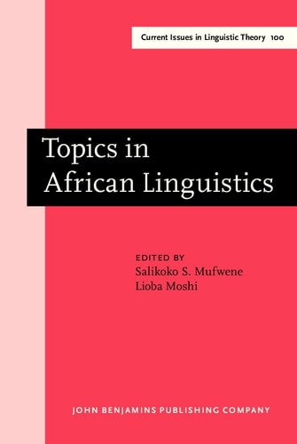 Topics in African Linguistics
