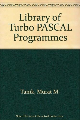 Library of Turbo Pascal Programs