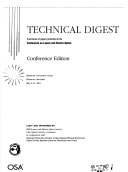Conference on Lasers and Electro-optics Summaries of Papers Presented at the Conference on Lasers and Electro-optics. Baltimore Convention Center, Baltimore, Maryland, May 6-11, 2001. 2001