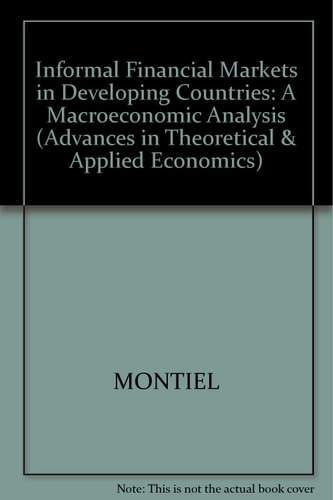 Informal Financial Markets in Developing Countries A Macroeconomic Analysis