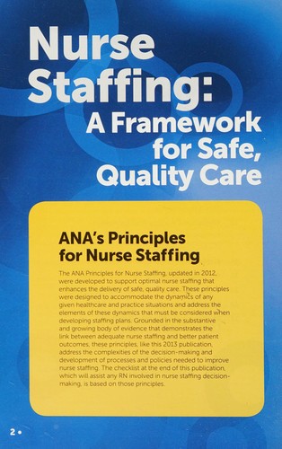 Nurse Staffing 101