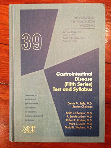 Gastrointestinal Disease (Fifth Series) Test and Syllabus