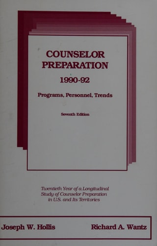 Counselor Preparation, 1990-1992 Programs, Personnel, Trends