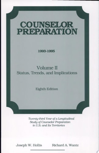Counselor Preparation, 1993-95 Status, Trends, and Implications