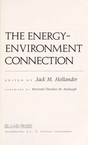 The Energy-Environment Connection