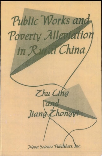 Public Works and Poverty Alleviation in Rural China