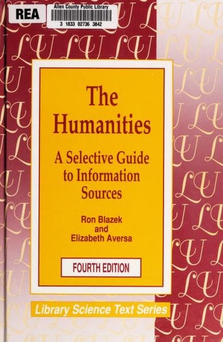 The Humanities A Selective Guide to Information Sources
