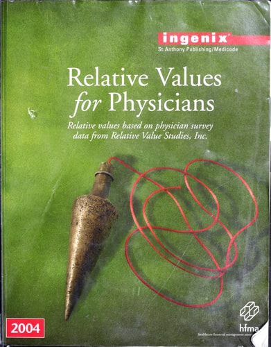 Relative Values for Physicians, 2004