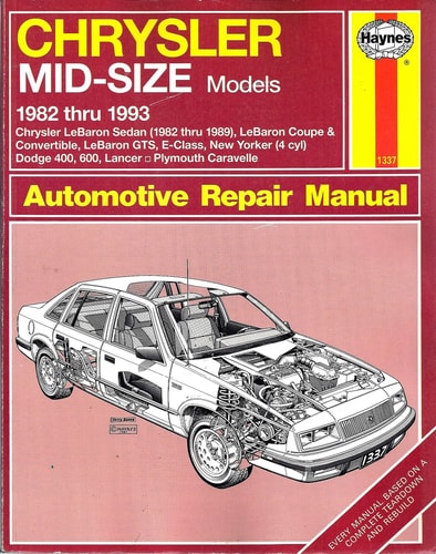 Chrysler Mid-Size Cars, 1982-93