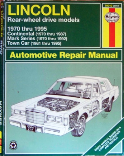 Haynes Lincoln Town Car 1970-1995
