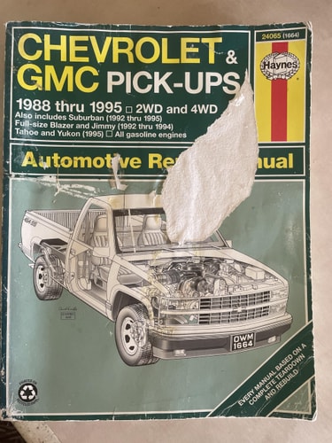 Haynes Chevrolet and GMC Pickup Repair Manual 1988-1995
